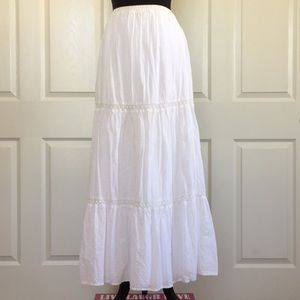 White Maxi Skirt
